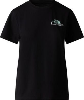 The North Face Monte Short Sleeve Graphic Tee T-Shirt f&uuml;r Damen | schwarz