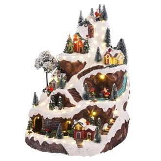 Luville Pueblo navide&ntilde;o luville specials multicolor h46xb31xl33cm