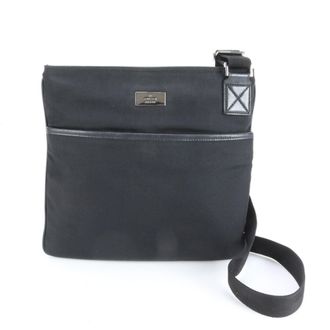 Gucci Black Leather Nylon Shoulder Bag Tote Bag (Pre-Owned)