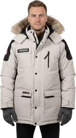 Canada Weather Gear Mens Heavyweight Arctic Parka in Stone at Nordstrom, Size Medium