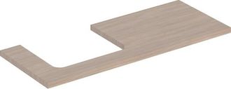 Keramag Placa De Lavabo Geberit One, Recortable A La Izquierda, Para