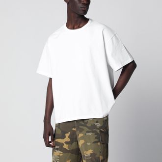 Brain Dead T-shirt bianca ampia in cotone