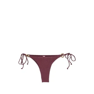 Bond-Eye Bikinis, female, Red, Size: ONE SIZE Vista Lurex Bikini Bottoms