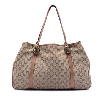 Gucci Pre-owned Gucci Large GG Canvas Twins Tote Ladies AROX1ME9BYWNU4DL