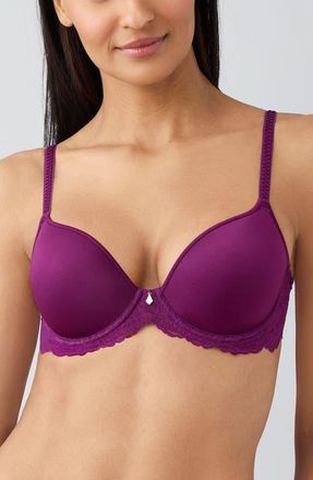 Wacoal Vivid Attraction Underwire T-Shirt Bra in Dark Purple at Nordstrom, Size 34Ddd