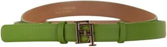 Elisabetta Franchi Cintur&oacute;n de piel - Accessories - Mujer - Verde - S