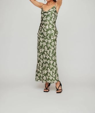 Fifteen Twenty Womens Eva Bias Ankle Skirt In Print