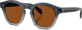 Oliver Peoples Boudreau L.A Zonnebrillen - unisex - Zonnebrillen - Blauw - 48 MM - Accessoires