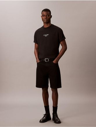 Calvin Klein Jeans Calvin Klein Mens CKJ Logo Graphic Relaxed T-Shirt - Black - XL