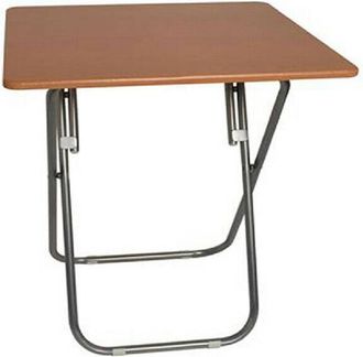 Trade Shop Trade Shop - Tavolo In Legno Con Piano Quadrato 69 X 60 X 60 Cm Richiudibile Pieghevole