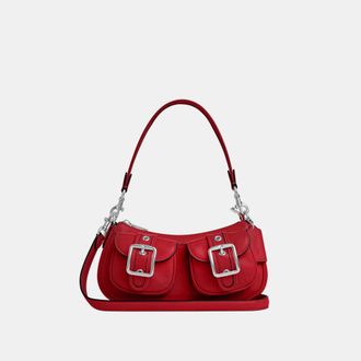 Coach Womens Ashton Bag - Dark Red Leather - One Size