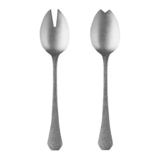Mepra Moretto Salad Serving Set - 2 Pieces in Pewter Silver at Nordstrom