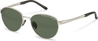 Porsche Design P8985 B611 Mens Sunglasses Silver Size 56