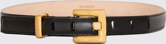 Balmain Cintura Anthem Balmain in pelle