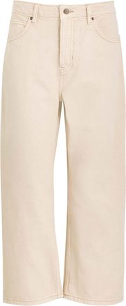 Free People Deep Trance Wide-leg Cropped Jeans - Cream - 27 (W27 / UK8-10 / S)