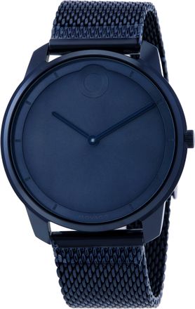 Movado Trend Element Quartz Blue Museum Dial Mens Watch 3601016