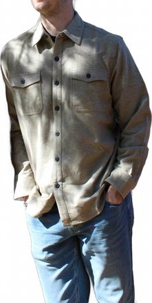 Dakota Grizzly Major Long Sleeve Button Down Shirt In Sandstone