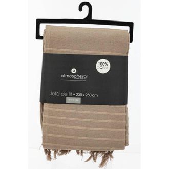 Atmosphera Cubrecama De Algod&oacute;n - Lino 230 X 250 Cm Atmosphera Cr&eacute;ateur DInt&eacute;rieur