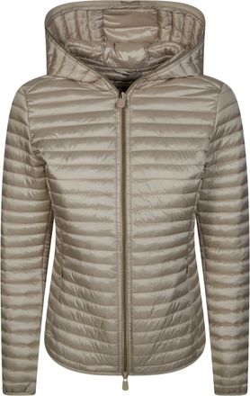 Save The Duck White Alexa Quilted Lightweight Short Jacket