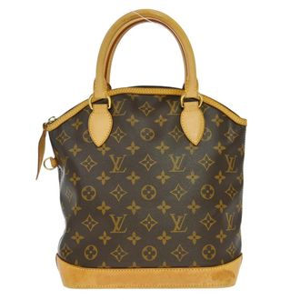 Louis Vuitton Lockit Handbag Monogram Canvas Brown Canvas Handbag (Pre-Owned)