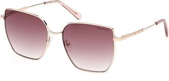 GANT GA00011 28F Womens Sunglasses Gold Size 56