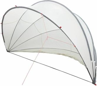 vidaXL C&uacute;pula Para Piscina Manual Gris Y Naranja 500 X 500 X 236 Cm Vidaxl