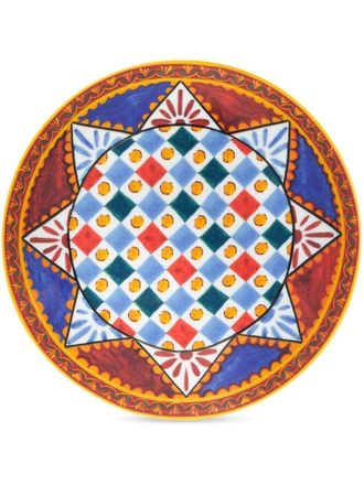 Dolce & Gabbana Set 2 piatti di porcellana - Blu