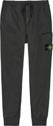 Stone Island Logo Tapered-leg Cotton Sweatpants - Grey - XL