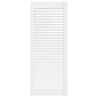 vidaXL Puerta De Armario De Lamas Madera Pino Blanco 99,3x39,4 Cm Vidaxl