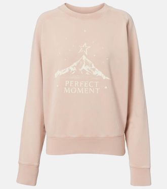 Perfect Moment Logo cotton jersey sweatshirt