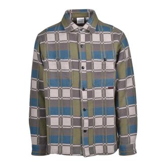 Gramicci Dritto Flanellen Shirt - Heren - Casual Overhemden - Groen - S - Katoen - Overhemden