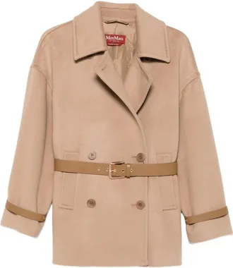 Max Mara Double-breasted Belted Coat
