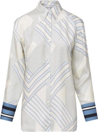 Veronica Beard Camicia a righe - Toni neutri