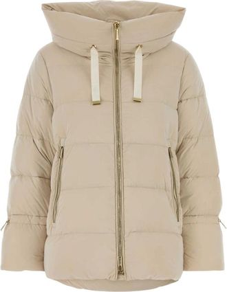 Moorer Giada Down Jacket - Dames - Winterjassen - Beige - M - Nylon - Jassen