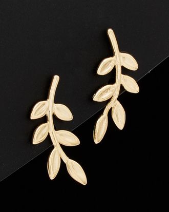 Italian Gold, Inc 14K Italian Gold Leaf Earrings