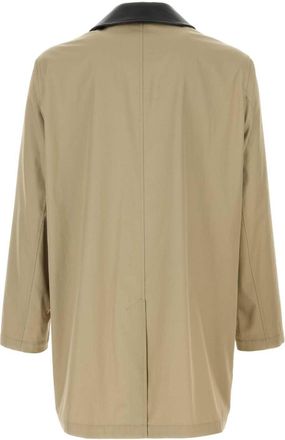 Burberry Mens Coat Beige Cotton