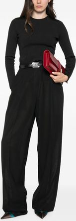 Tom Ford Womens Trousers Black Wool