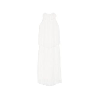 Fabiana Filippi Pleated Layered Maxi Dress