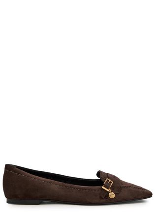 Tod's Cuoio 20M Suede Loafers - Brown - 40 (IT40/ UK7)