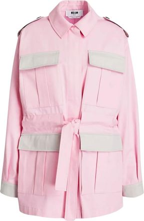 Msgm Giacca con tasche - Rosa