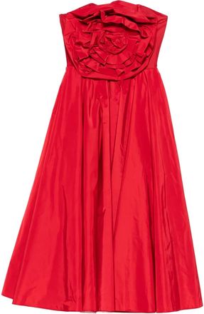 Nissa Abito midi con decorazione - Rosso