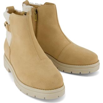 Toms Astrid Short Boot in Beige/Khaki at Nordstrom, Size 11