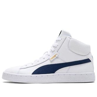 Puma 1948 Mid Cozy Breathable Mid Tops Casual Skateboarding Shoes Unisex White 359169-08