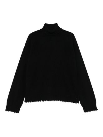 Uma Wang Womens Cashmere Turtle-Neck Jumper