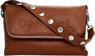 Desigual Womens Accessories PU Across Body Bag, brown, One size