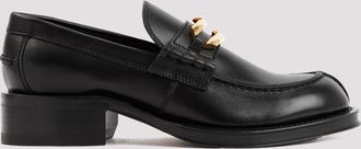 Lanvin Womens Black Leather Medley Loafers - Size EU 39