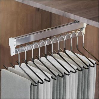 OEM 1 Unidad (30 Cm) Barra Extensible Para Armario, Barra Deslizante Para Armario De 35-80 Cm, Soporte Organizador Ideal Para Guardarropa