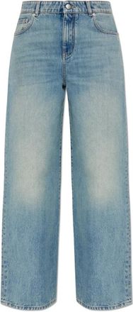 Alexander McQueen Straight-leg Jeans - Dames - Regular Fit Jeans - Blauw - W25 - Katoen - Jeans