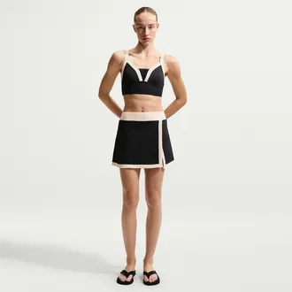 Nike Womens Swim Swim Skirt in Black | NESSG287-001