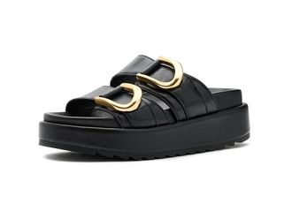 J/Slides Sierra Womens Dress Sandals Black : 6.5 M, Leather